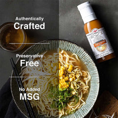 Yamasa gluten free miso broth label highlighting no MSG added
