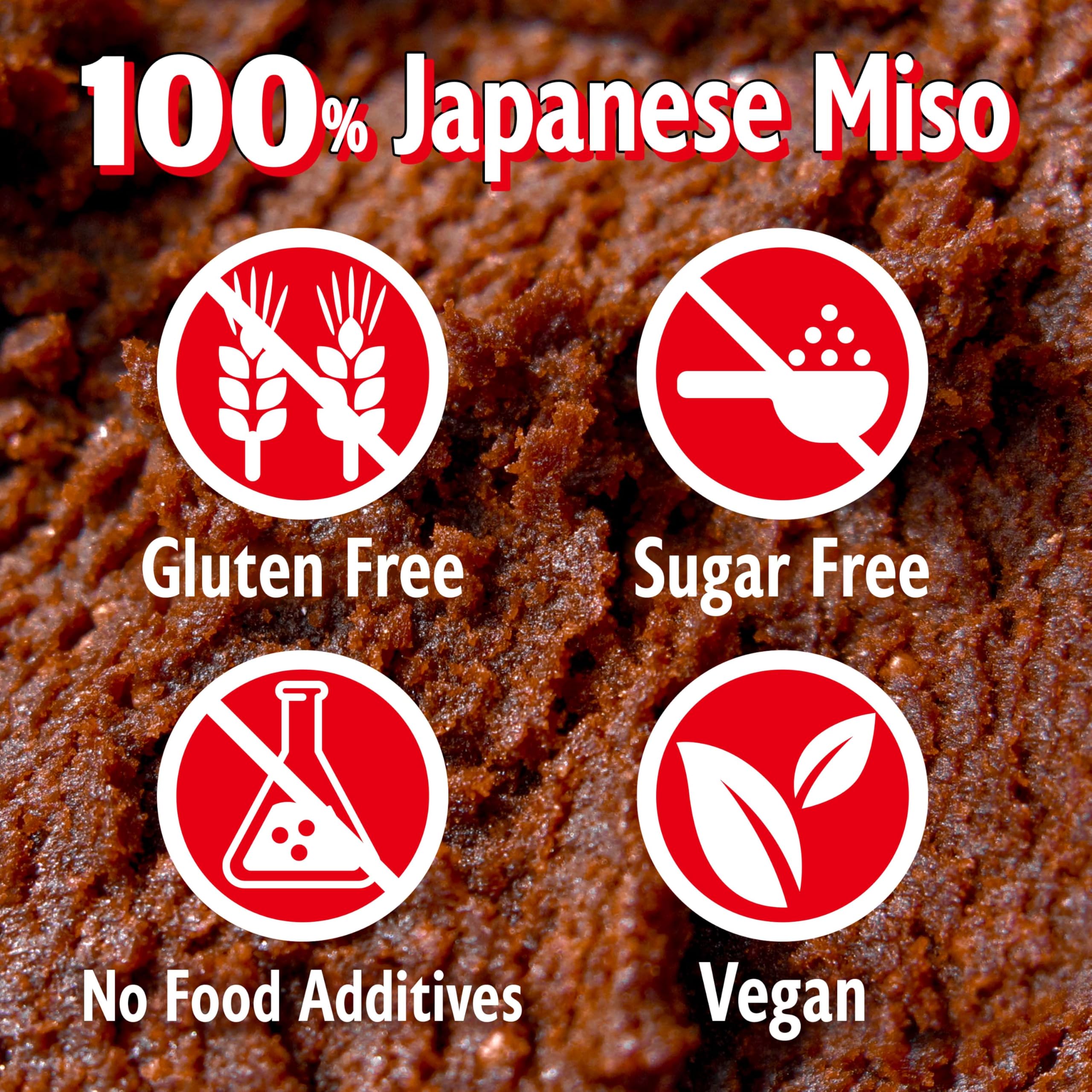 YAMASAN KYOTO UJI glass jar containing miso powder shows convenient, shelf-stable storage.