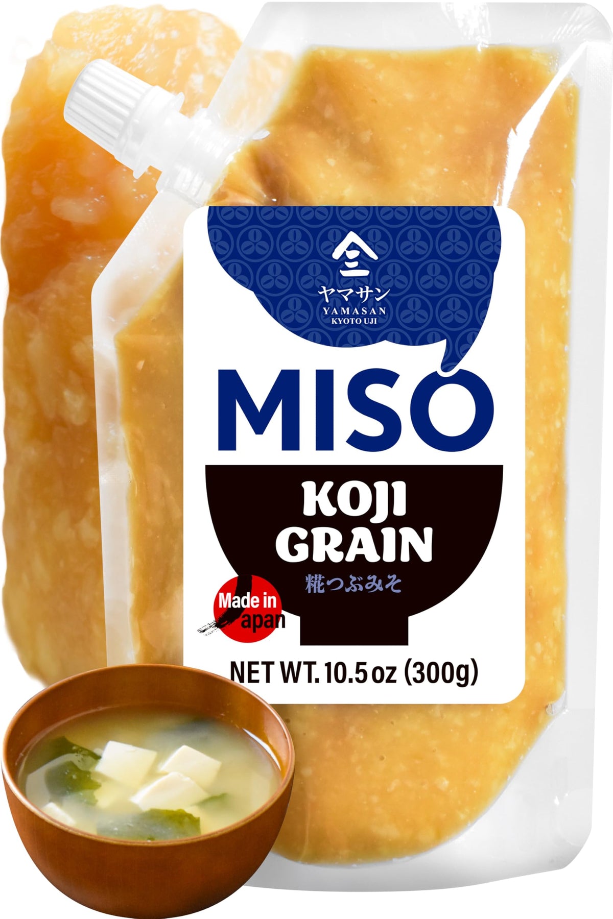 YAMASAN KYOTO UJI miso jar showing mellow flavor for easy meals