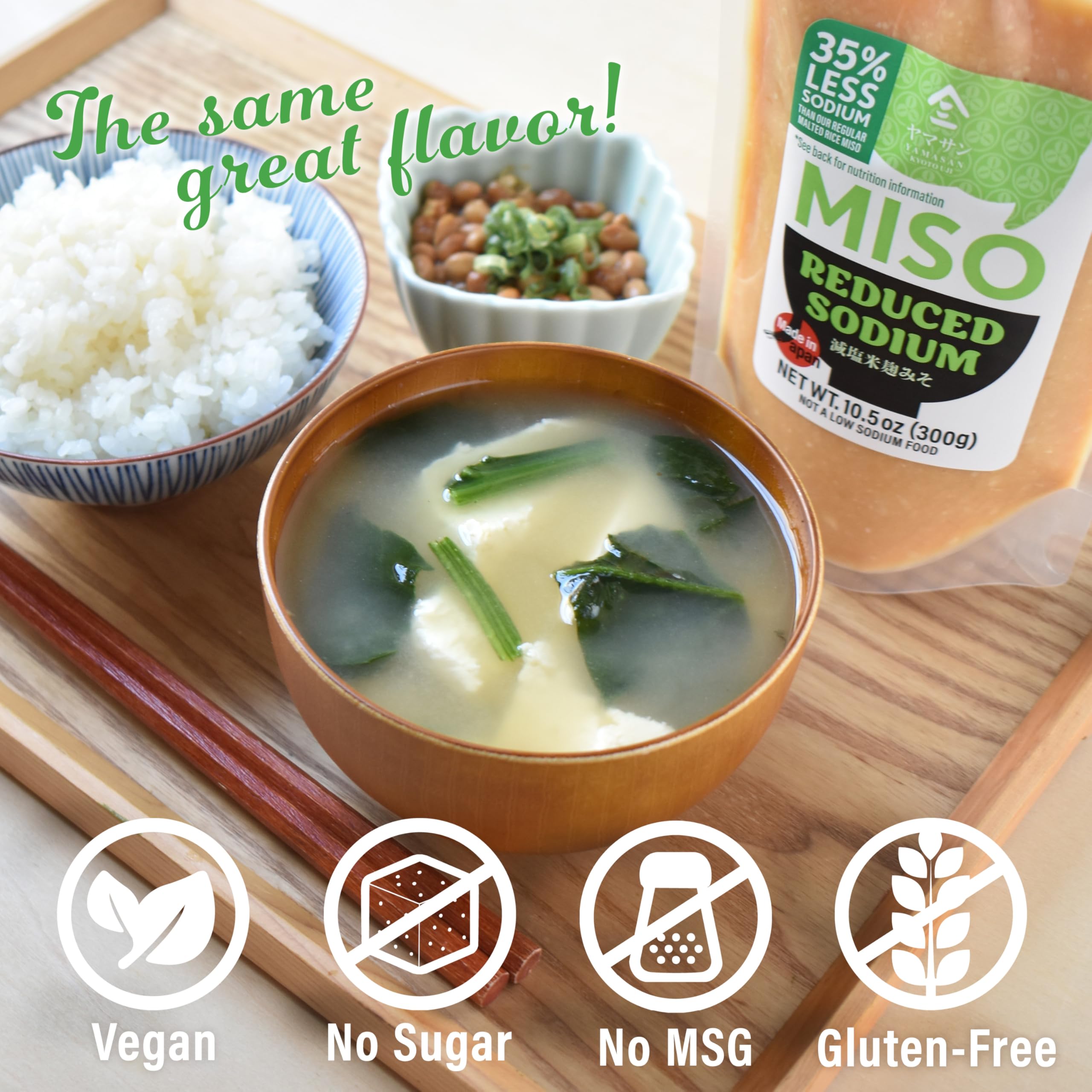 YAMASAN KYOTO UJI miso soup bowl ready to serve.
