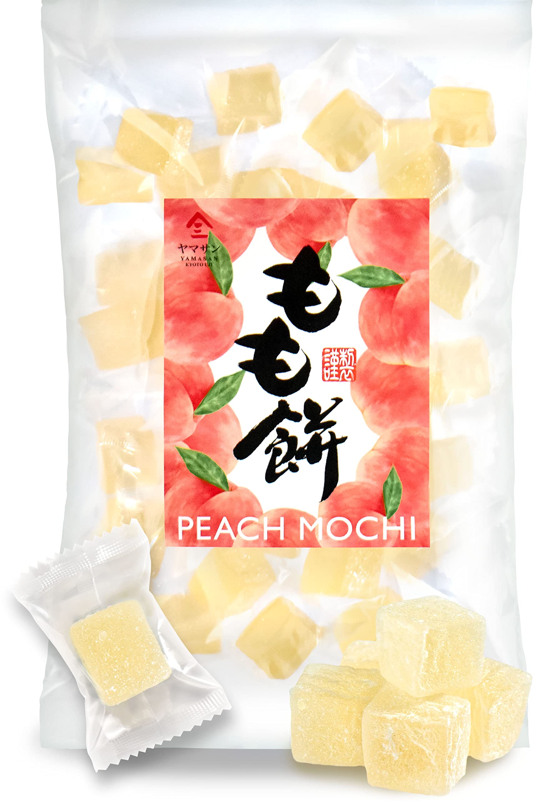 YAMASAN KYOTO UJI mochi candy packaging; gift-ready presentation.