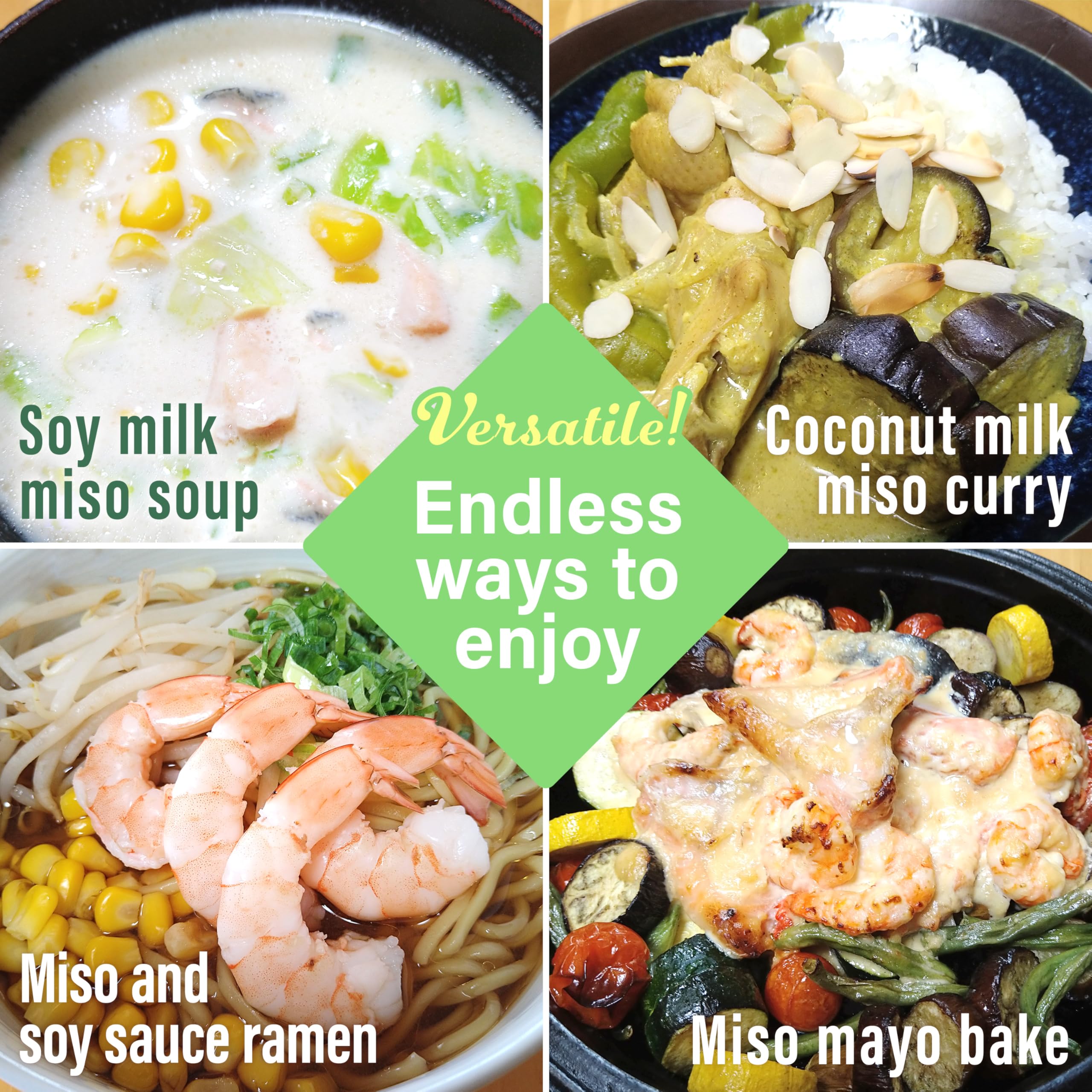YAMASAN KYOTO UJI Nagano miso craft label emphasizes origin.