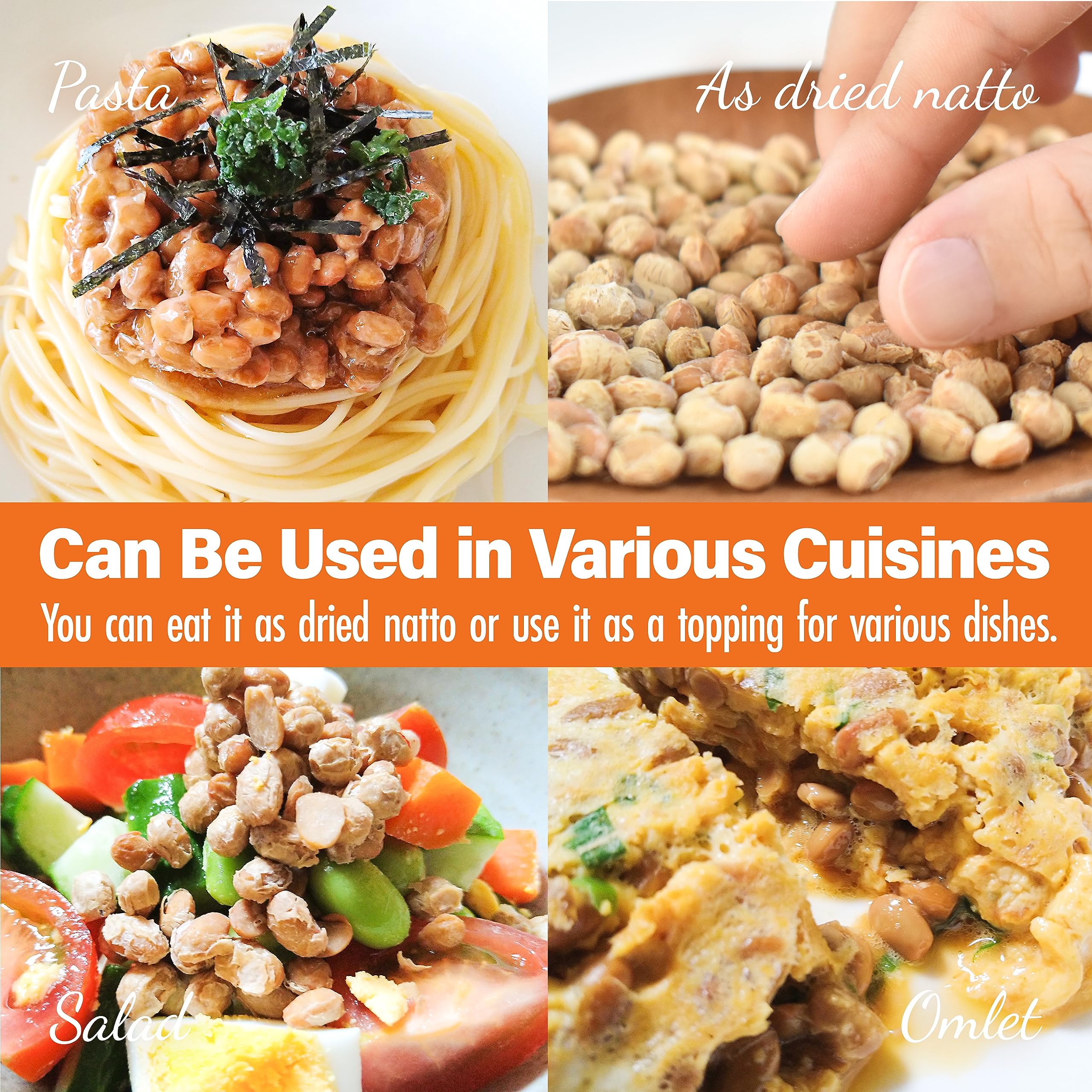 Nutrition label notes non-GMO and vegan attributes