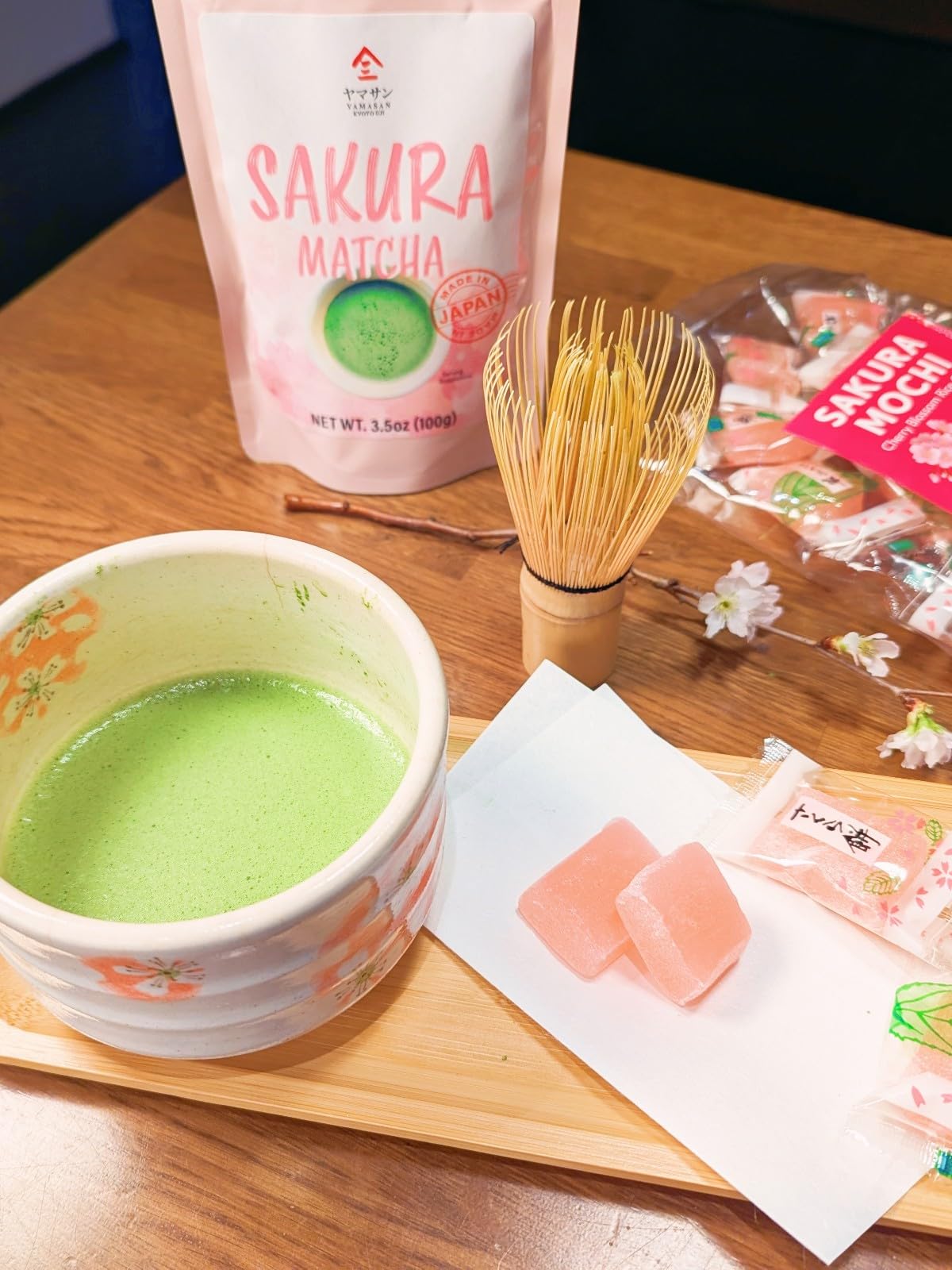 Yamasan Kyoto Uji Sakura Mochi Candies travel-friendly snack for spring.