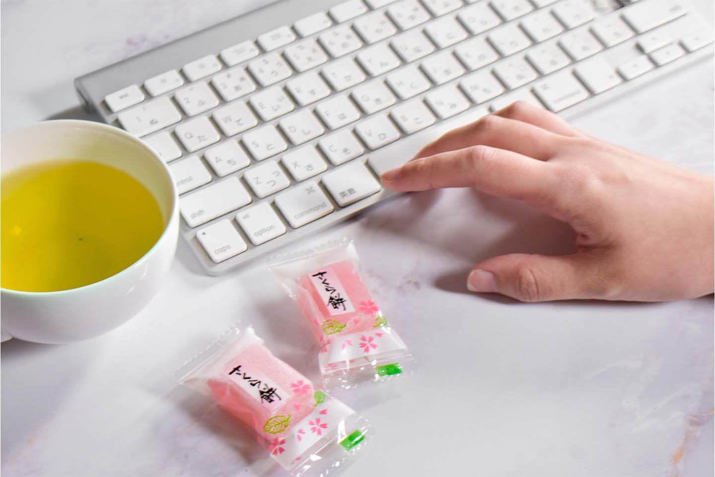 Yamasan Kyoto Uji Sakura Mochi Candies Valentine gift from Japan.