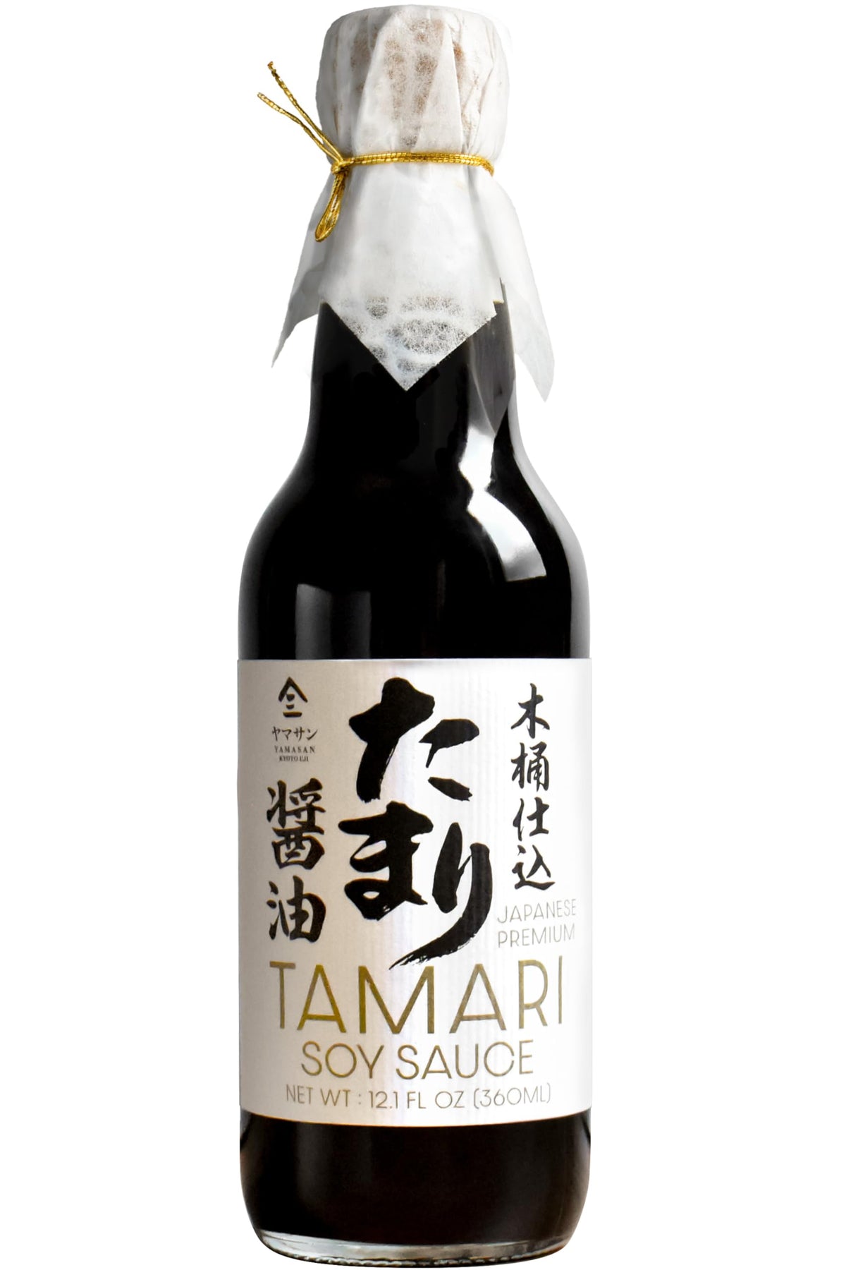 YAMASAN KYOTO UJI tamari aged in a wooden barrel for deep umami.