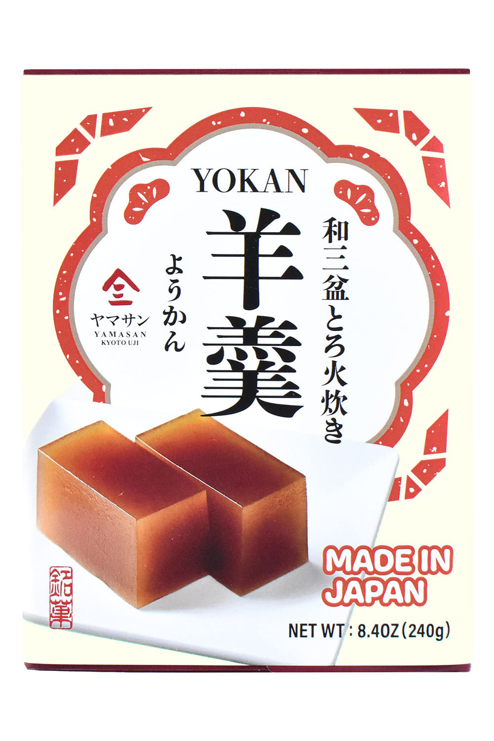 Yamasan Kyoto Uji Yokan packaging showcases premium wagashi gift quality