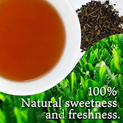 Organic JAS-certified YAMASAN black tea aroma with delicate floral notes