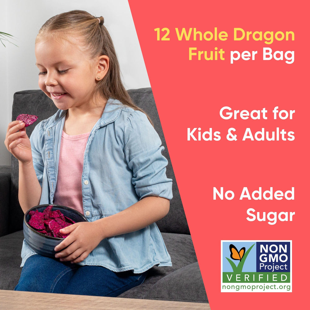 Yammy Dried Dragon Fruit Chips blended into a smoothie for tropical flavor boost.