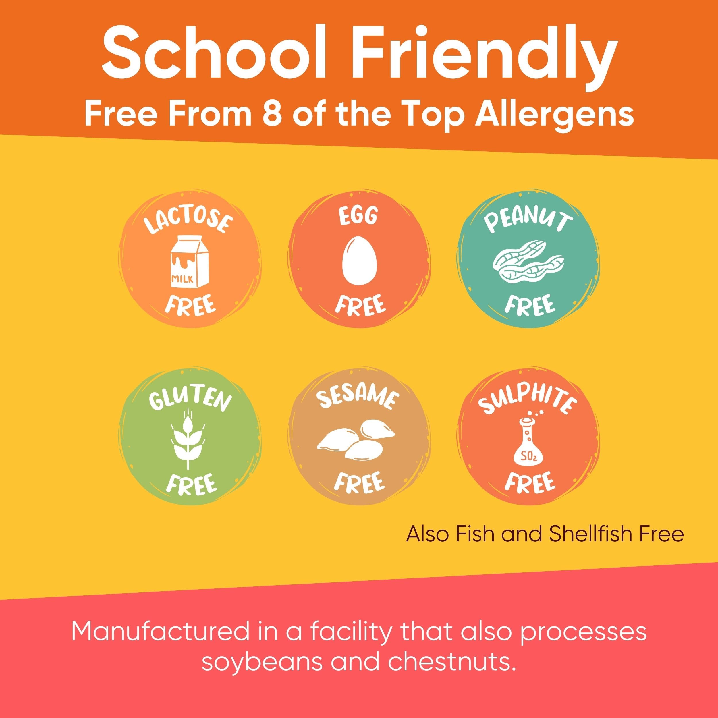 Yammy Dried Sweet Potato Sticks gluten-free vegan claim icon.