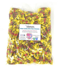 Bite-sized Mary Janes, individually wrapped, convenient grab-and-go sweetness for events.