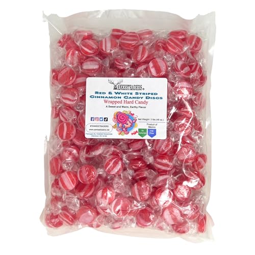 YANKEETRADERS individually wrapped discs showcase spiraled design, preserving freshness for parties.
