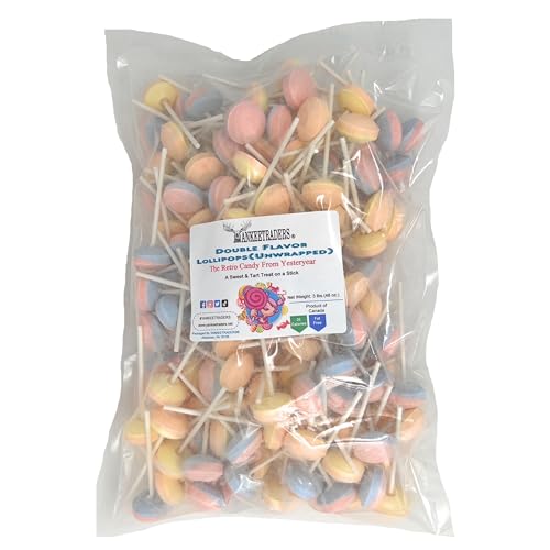 Yankee Traders orange-lemon duo lollipops add citrus flair to celebrations.