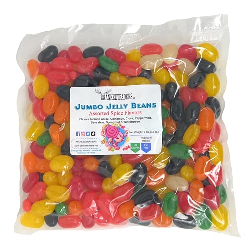 YANKEETRADERS yellow sassafras jelly beans add bright color to candy dishes.