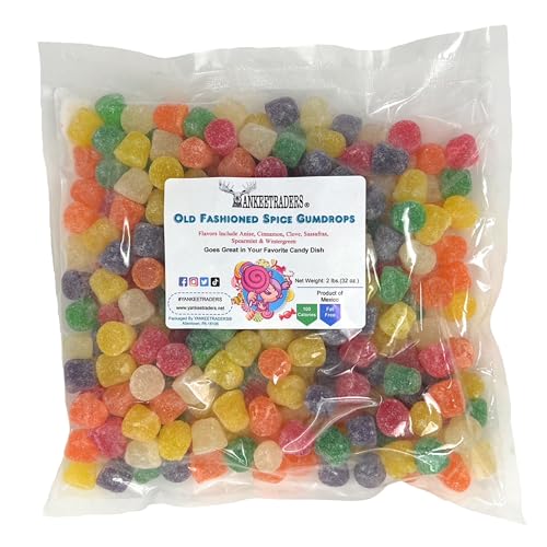 YANKEETRADERS Cinnamon gumdrops with warm spice for cozy snacking.