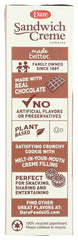YANKEETRADERS Dare fudge cookies platter with coffee, perfect for a quick dessert pairing.
