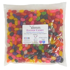 YANKEETRADERS jelly beans close-up texture showing soft-panned chew