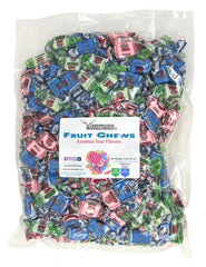 YANKEETRADERS sour fruit chews blue raspberry with bold sour notes for parties.