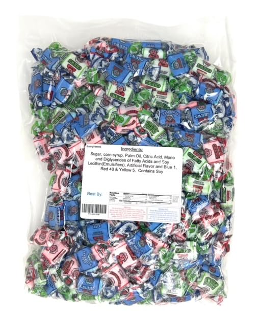YANKEETRADERS sour fruit chews strawberry bright taste for gatherings.