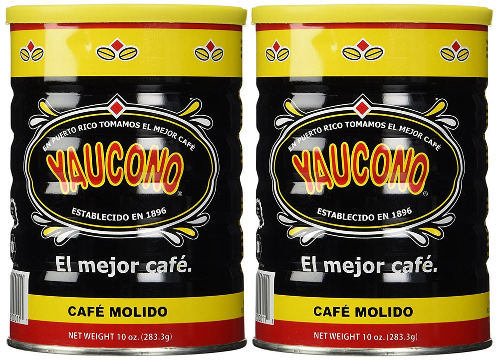 Yaucono ground coffee two-pack front view for busy mornings.