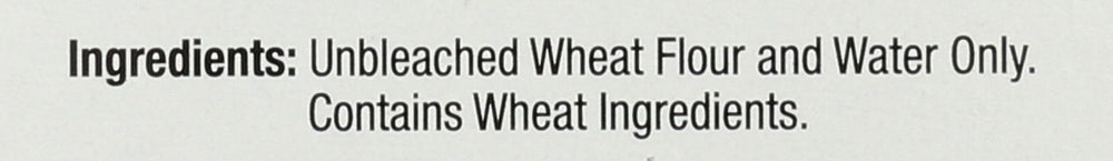 Ingredients-only view: Yehuda Matzo Matzos use wheat flour and water.