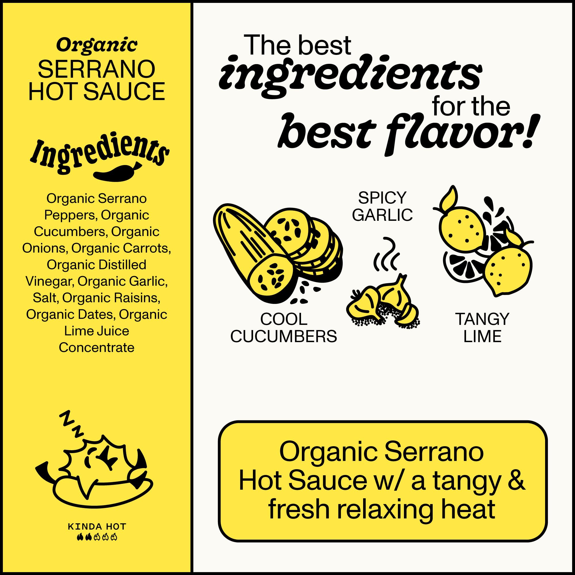 Yellowbird Serrano hot sauce bottle pouring, ideal for quick flavor boost.