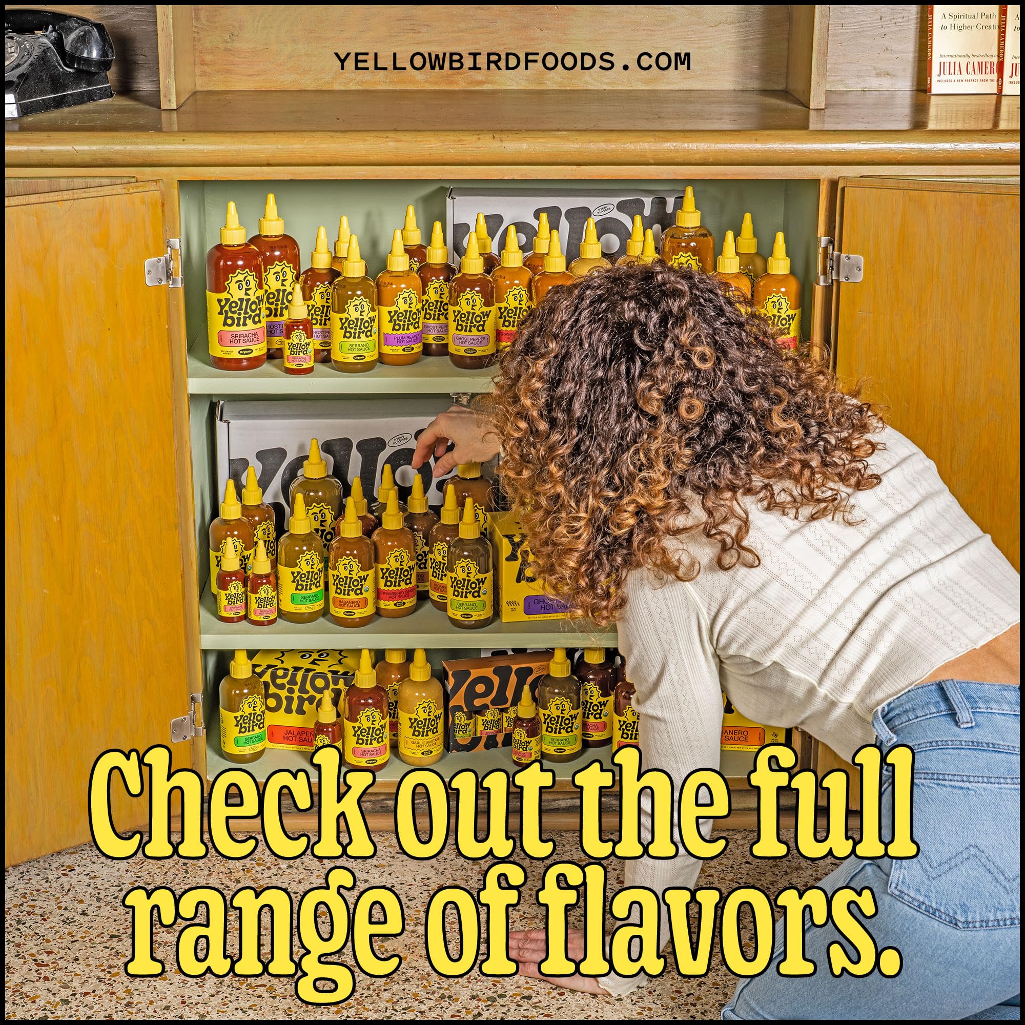 Versatile pairing with tacos or eggs from Yellowbird Serrano sauce.