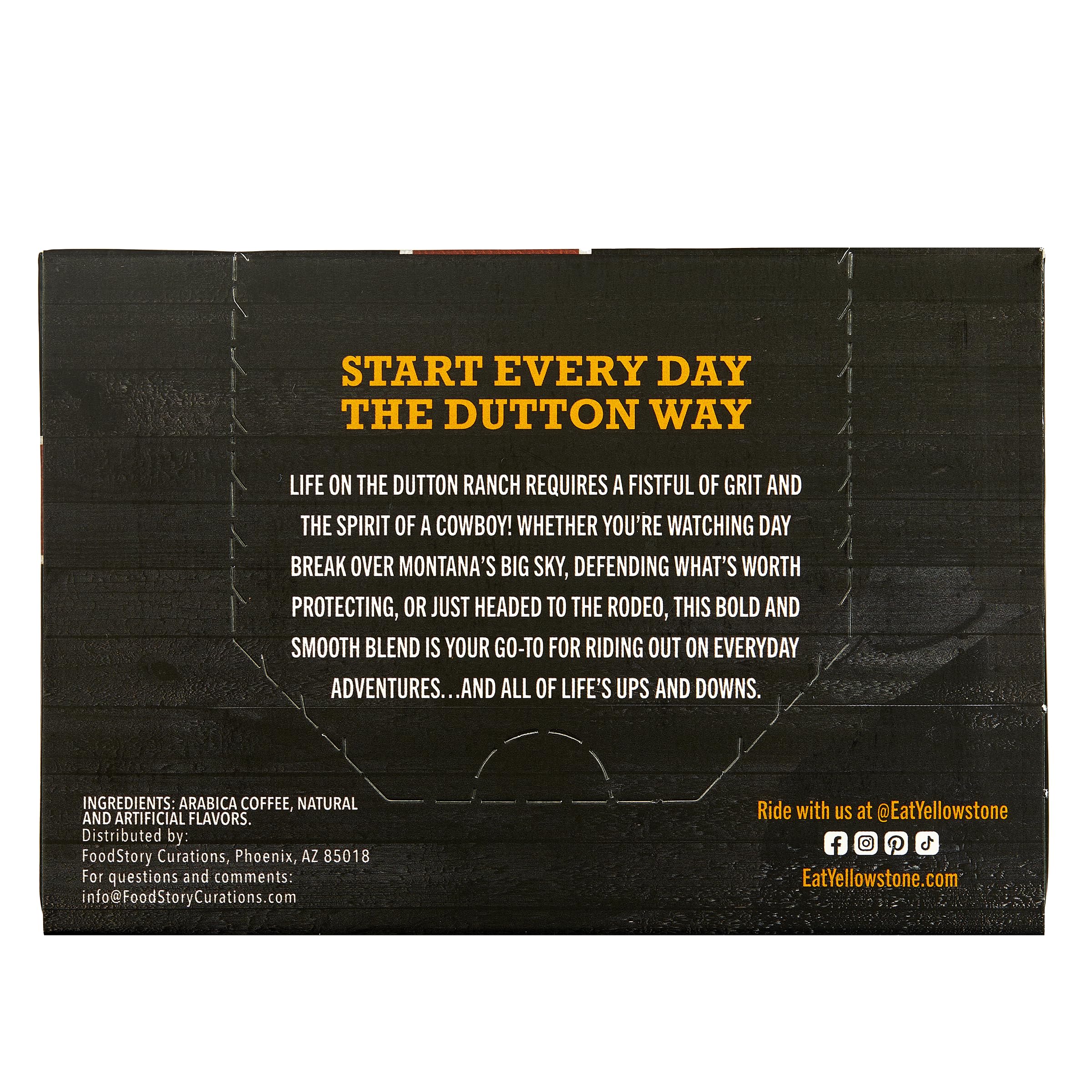 Yellowstone single-serve recyclable pods simplify busy mornings.