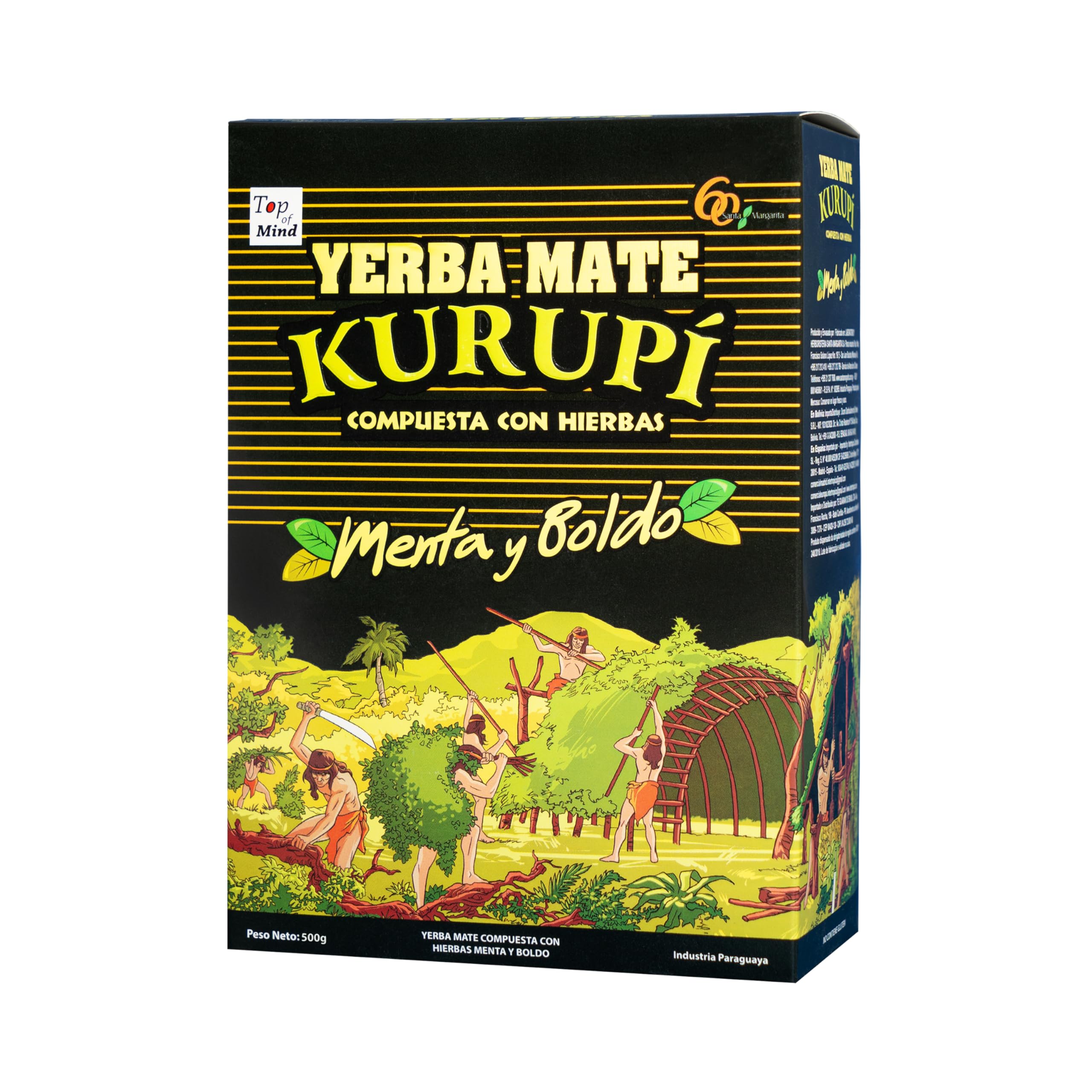 Stems and leaves in Kurupi yerba mate for balanced flavor