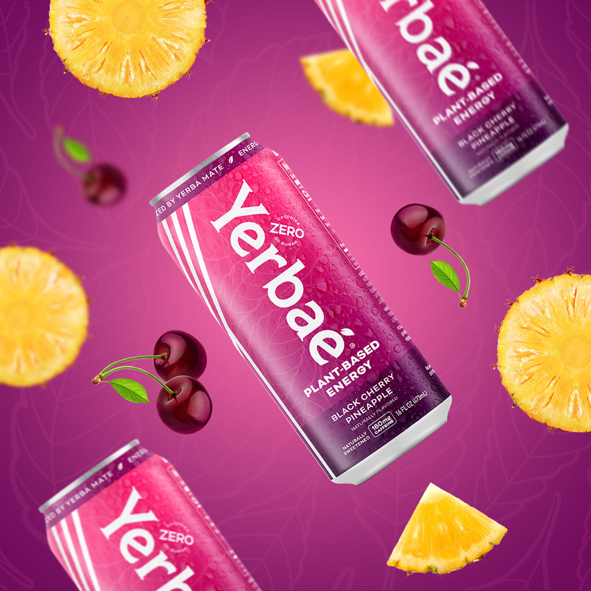 Chilled YERBAÉ can with ice ready to serve a refreshing energy boost.