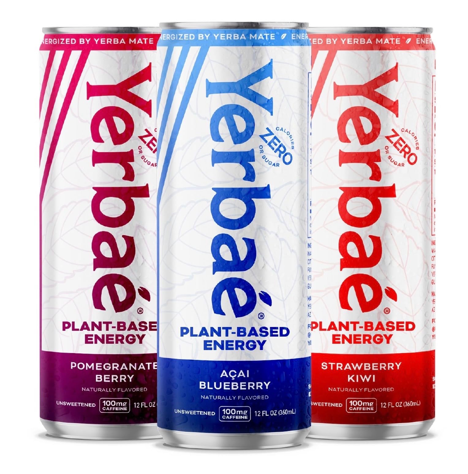 Yerbaé Energy Seltzer Acai Blueberry can — sugar-free refreshment with natural caffeine.