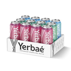 Yerbaé Energy Variety Pack Display showing multiple flavors for sharing.