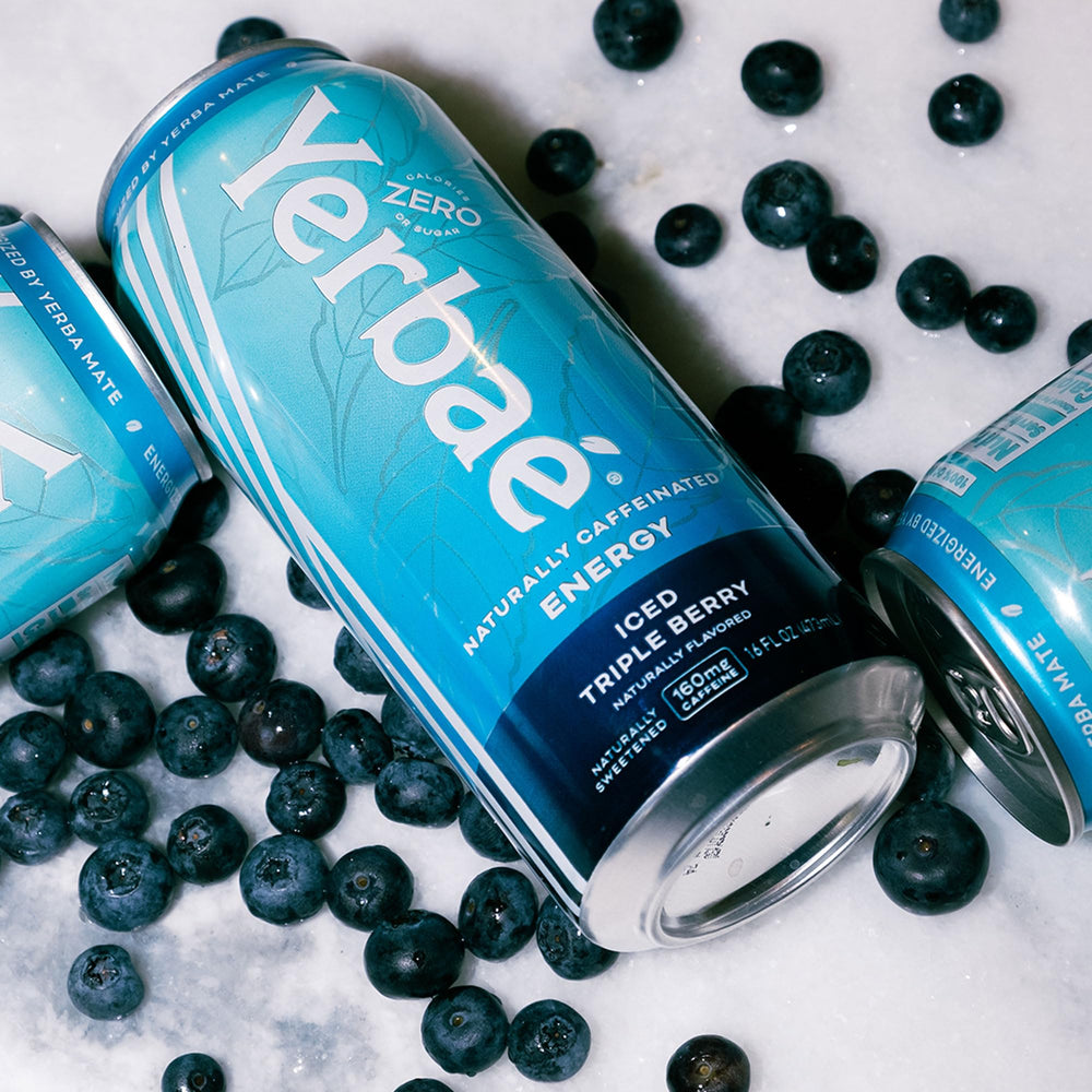 Yerbae pack of 12 cans for on-the-go refreshment.