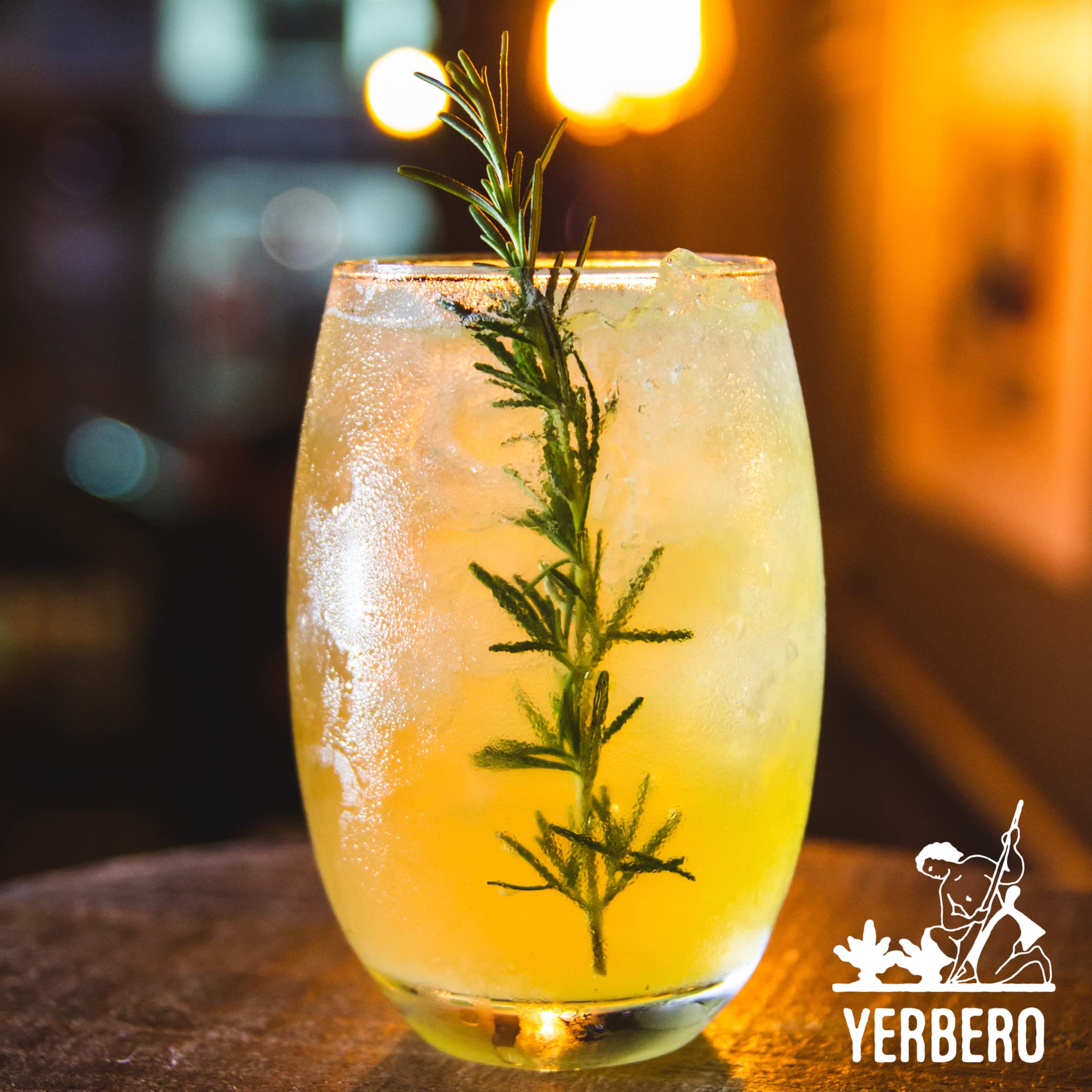 Yerbero rosemary tea imported from Mexico highlighting origin
