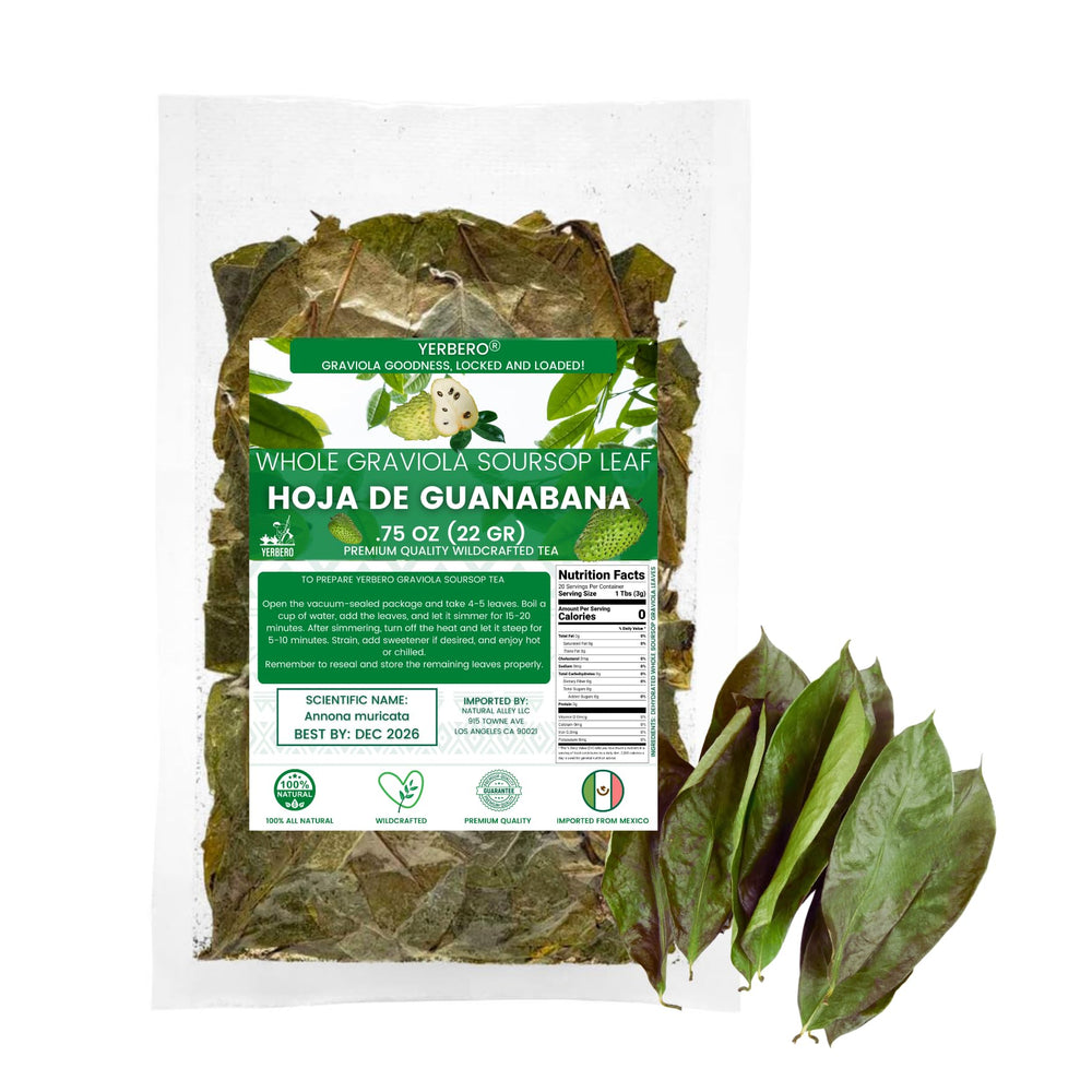Yerbero tea infusion pot with boiling water ready to steep Guanabana leaves.