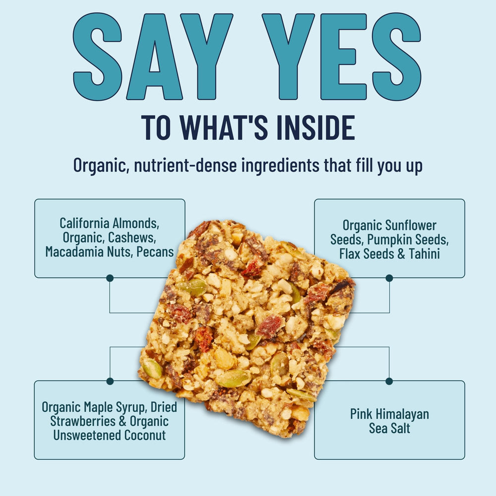 The YES Bar low-sugar option with clean ingredients supports mindful snacking.