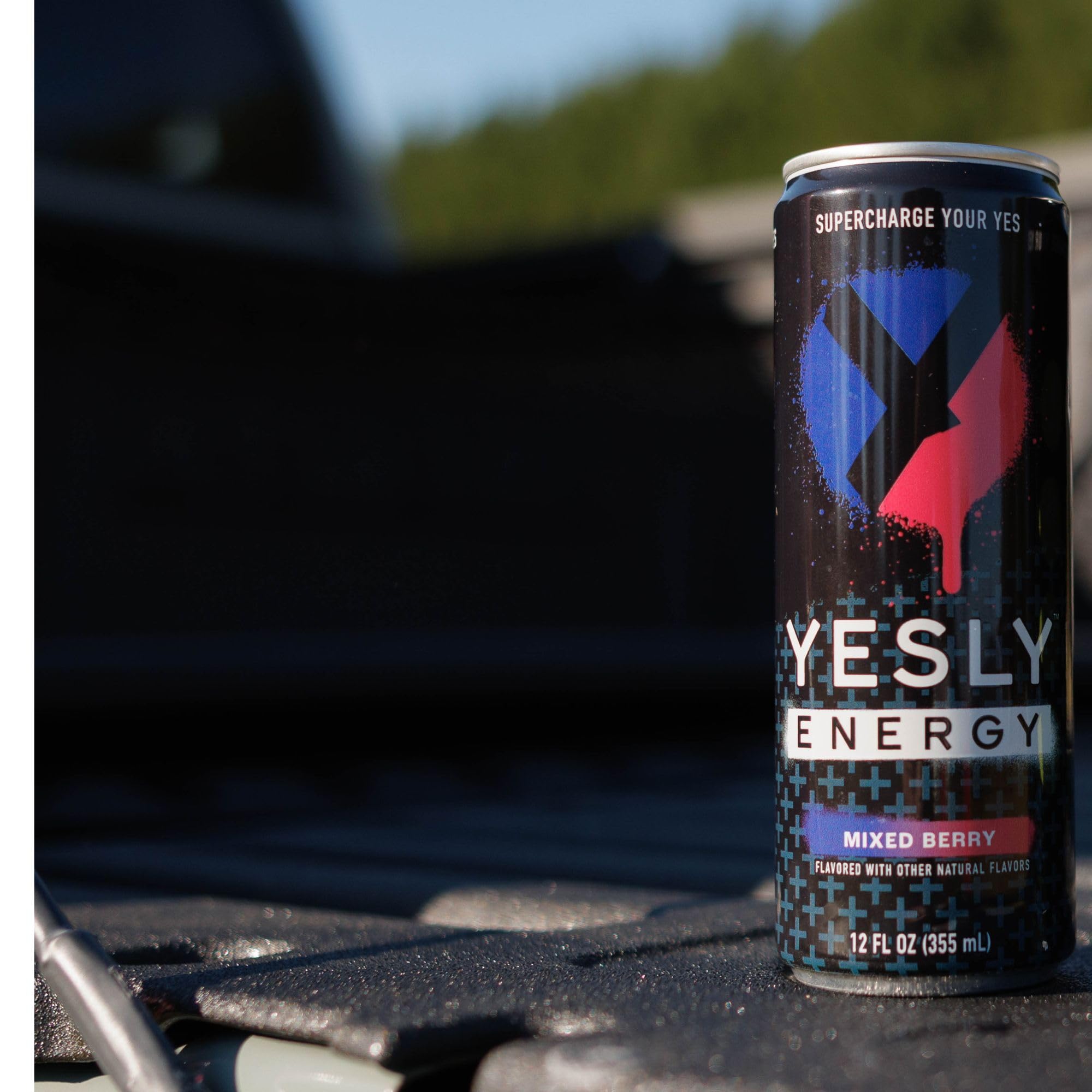 Yesly Energy Drink bubbles rise in a glass for a lively sip