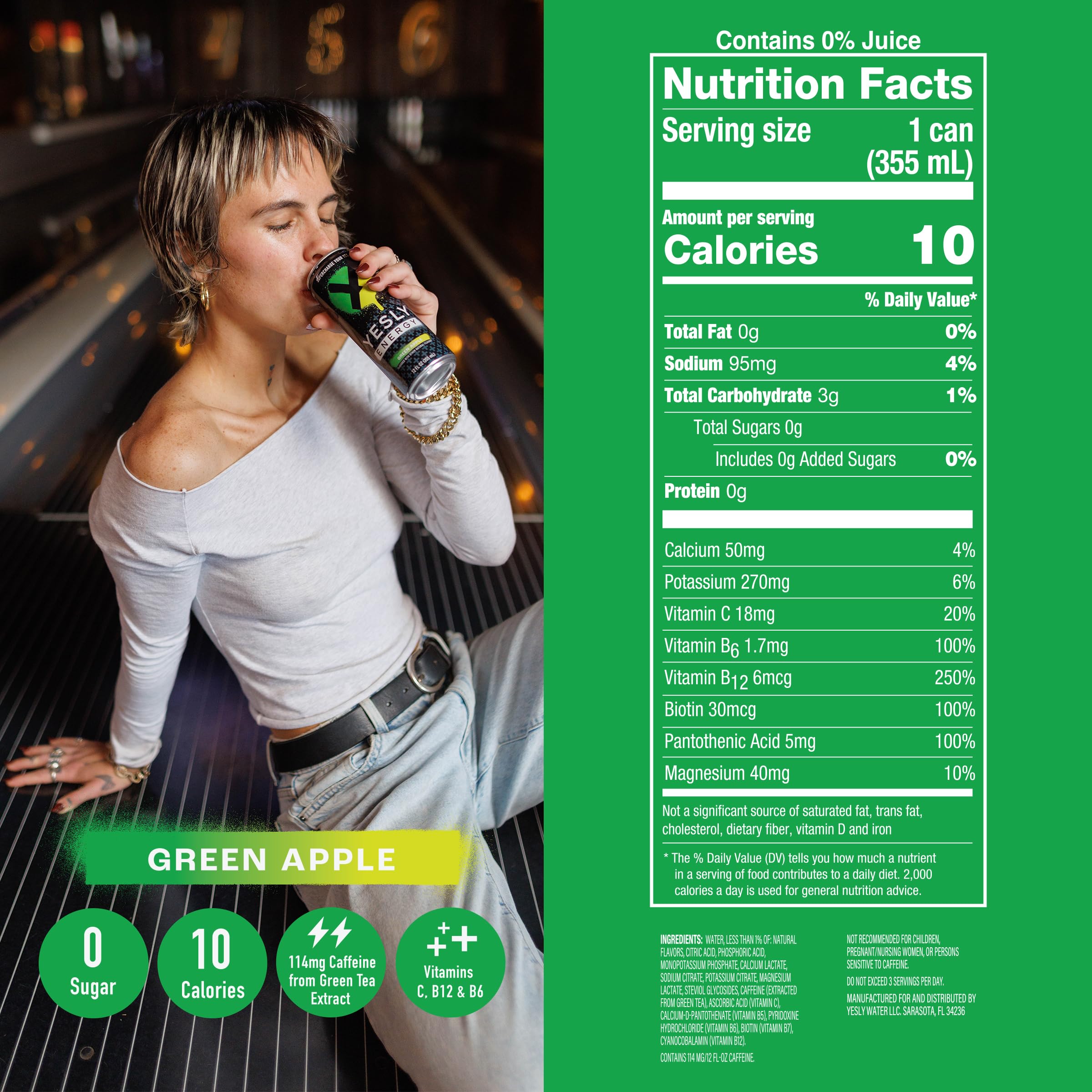 Yesly Energy Mixed Berry can delivers clean energy for busy days.