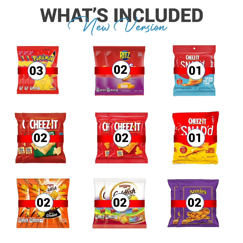 YESY Crackers Variety Pack back view, shows complete assortment for events
