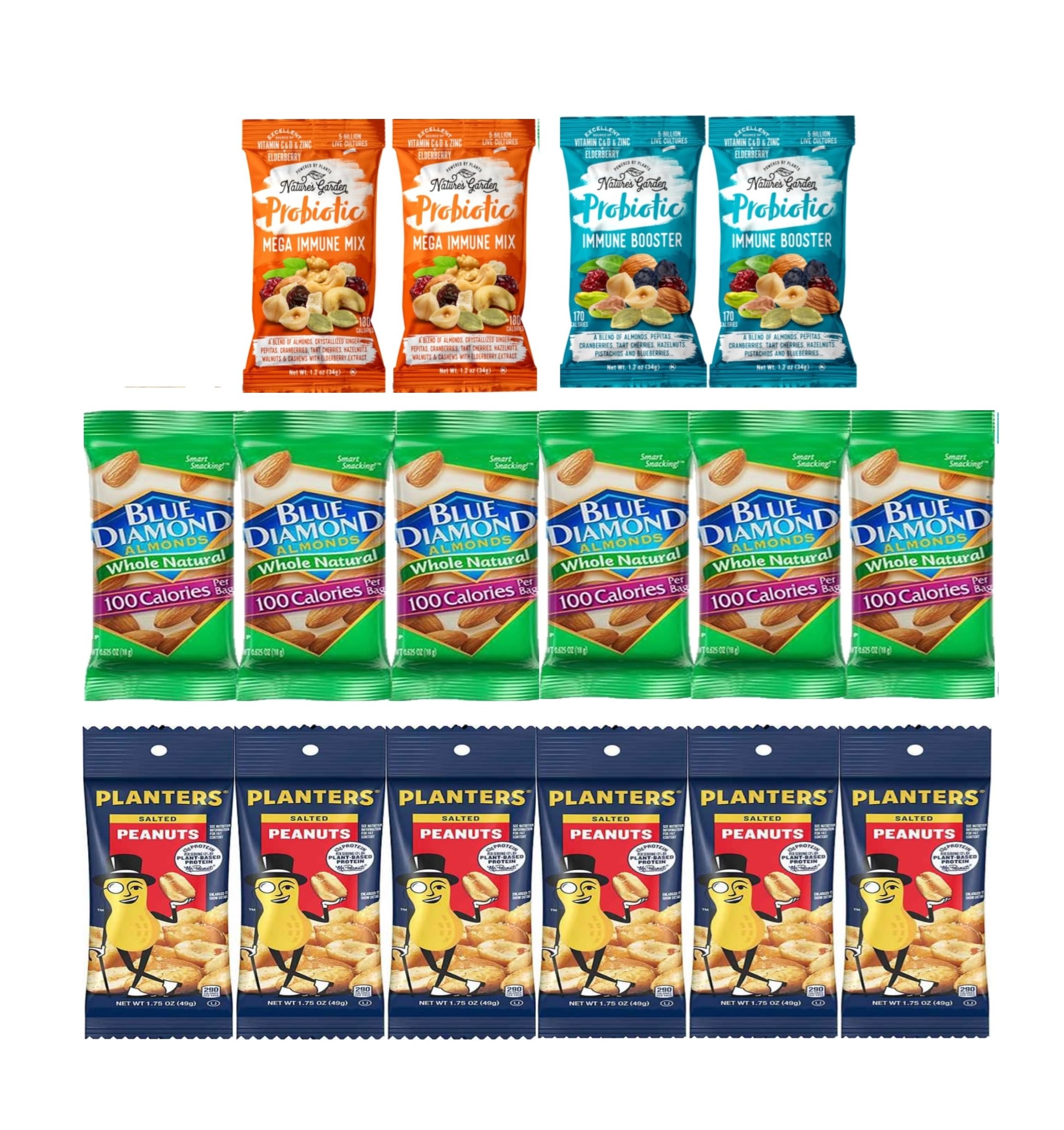 Yesy trail mix individual packs ideal for travelers and hikers.