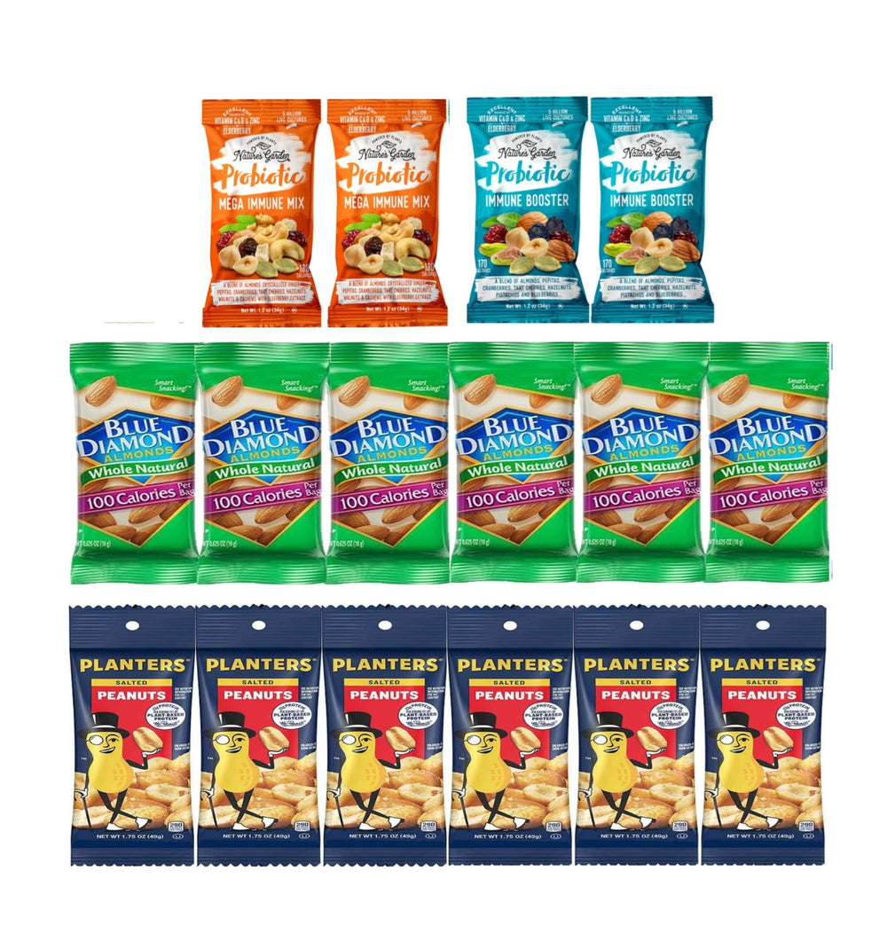 Yesy trail mix individual packs ideal for travelers and hikers.