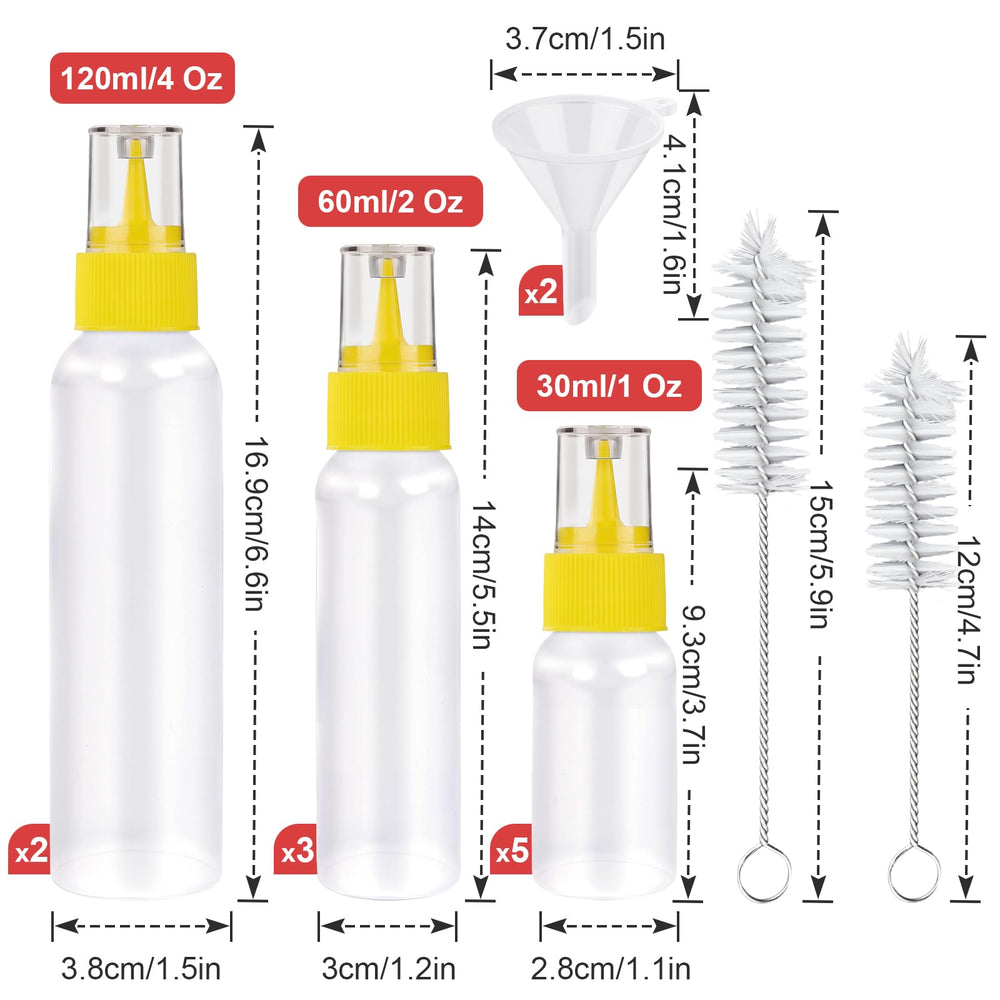 YGDZ 4oz icing bottle ideal for filling larger areas quickly.