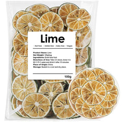 YiLing dried lime slices in packaging, ideal for premium garnish and easy storage.