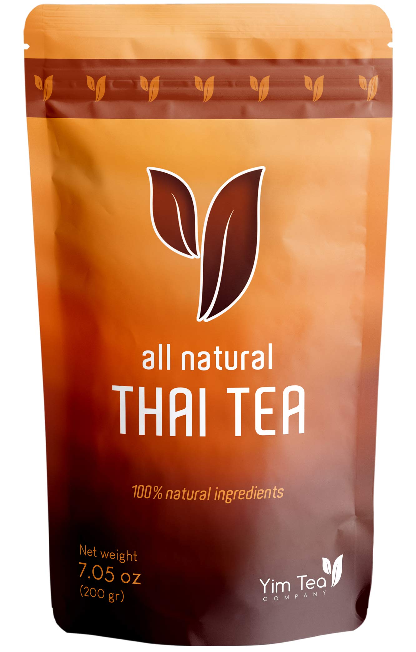 Yim Tea Co Thai Tea loose-leaf 200g ready for authentic brew.