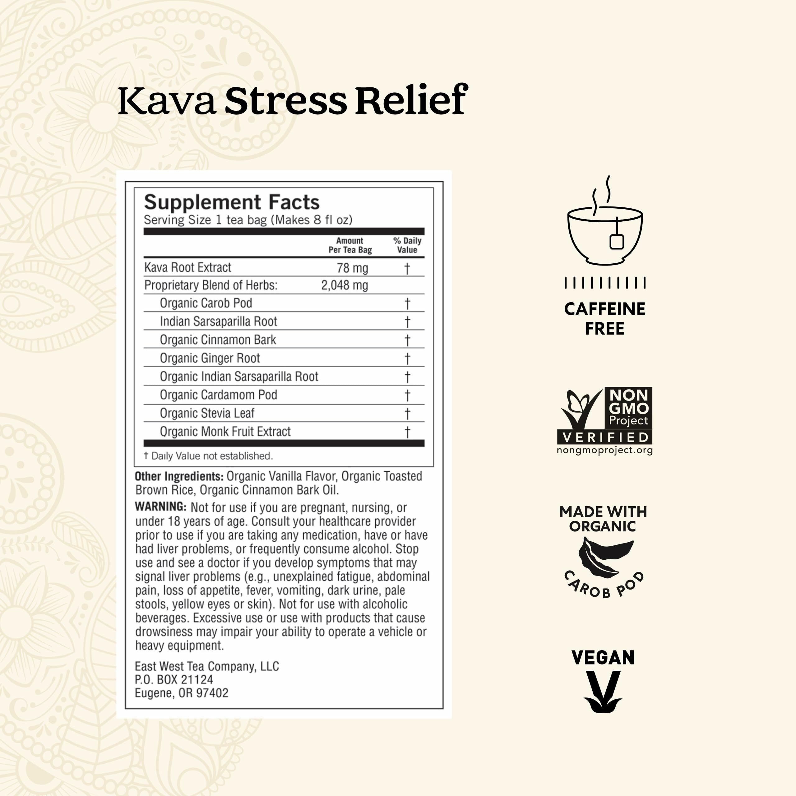 Yogi Calming Tea Sampler box provides a caffeine-free relaxation option.