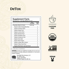 Yogi Detox variety-pack brew-steep reveals rich aroma and soothing flavor.