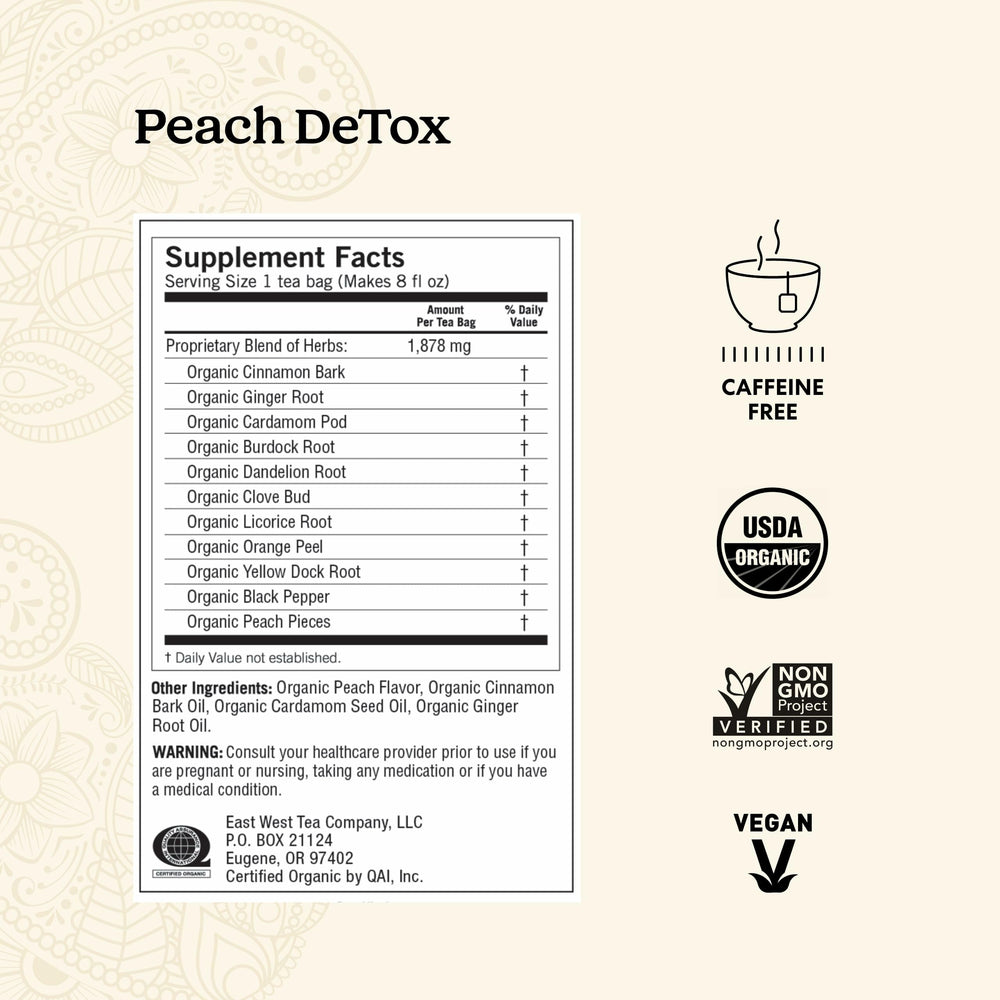 Yogi Detox tea bags ready for on-the-go cleansing moments.