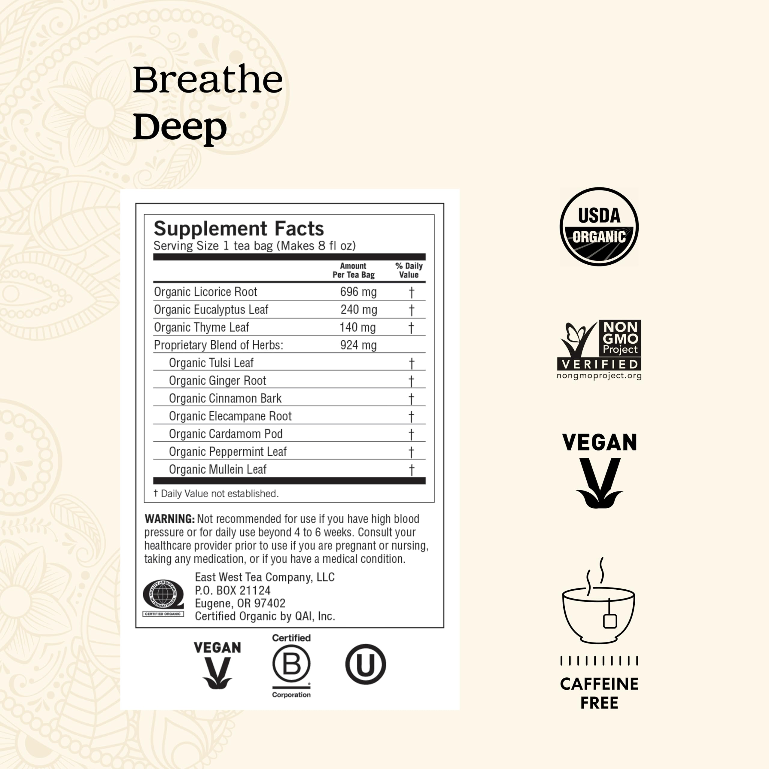 Yogi Get Well Tea Sampler tea bags close-up emphasizes organic ingredients