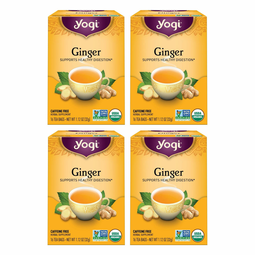 Yogi Ginger Tea cup steaming for a warm, comforting aroma