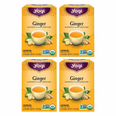 Yogi Ginger Tea cup steaming for a warm, comforting aroma